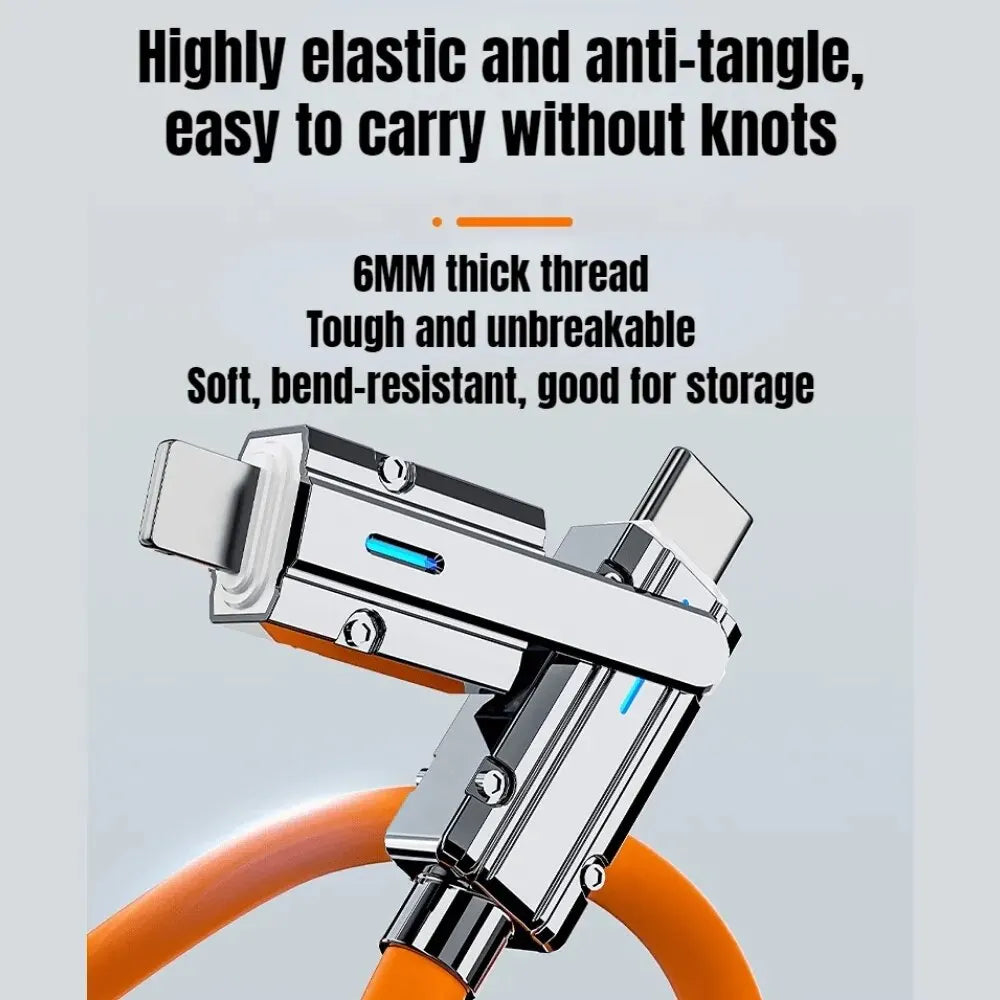 Type C To Typec Cable 2-In-2 66W Pd Fast Charging Usb C To Usb C To