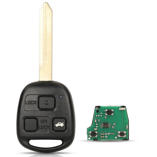 jingyuqin 433MHz 4D70/ 4C Chip 89071-0D030 2/3 Button Remote Key Fob