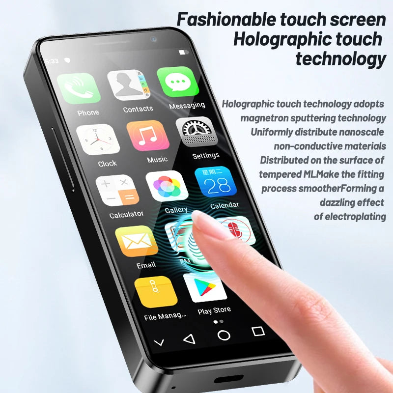 SOYES XS16 Pro 4'' Mini Smartphone 4GB RAM 128GB ROM Android 10.0