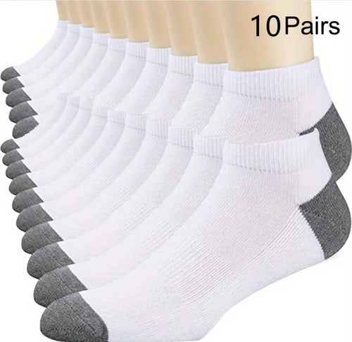 5 Pairs Of Men's Socks, Autumn And Winter Vintage Fun Fashion Athletic