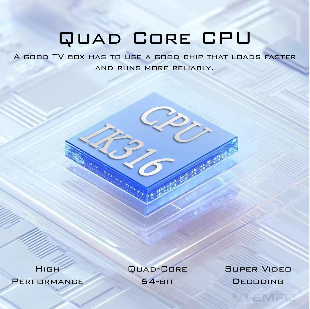 2025 MXQ PRO Smart TV Box Android 12 IK316 Family H.265 4K HD 2.4/5G