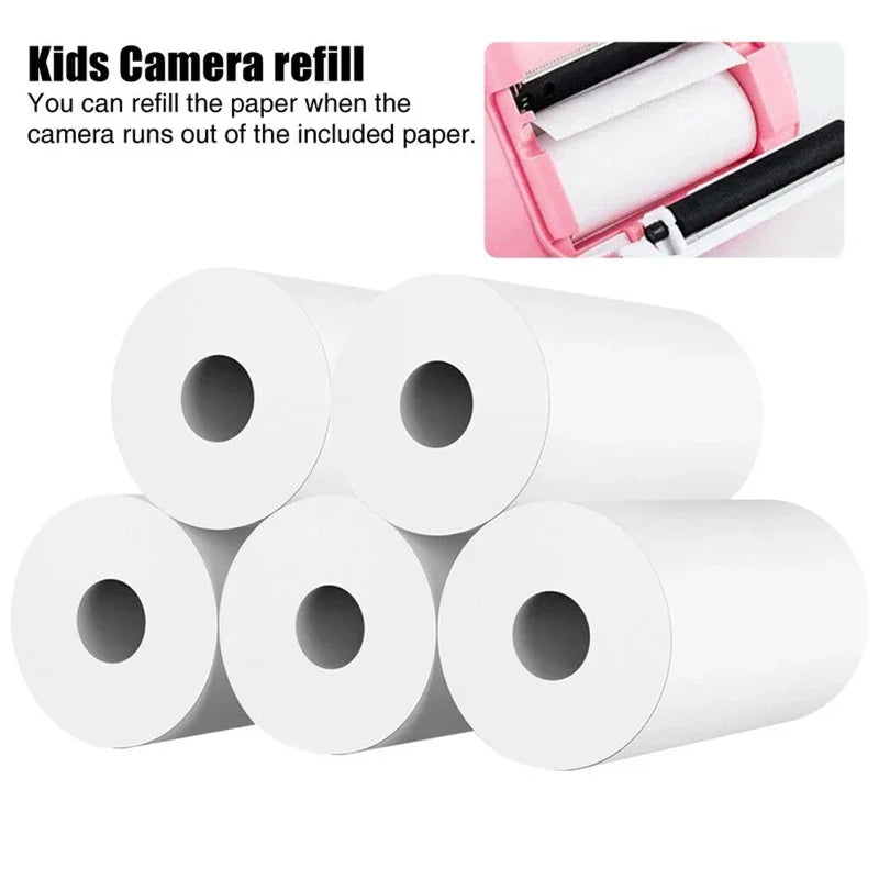 16 Rolls Thermal Paper 57x25 Mm Printing Label Roll for Mobile POS