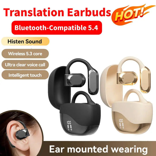 Translation Earphones Real Time AI Translator Earbuds