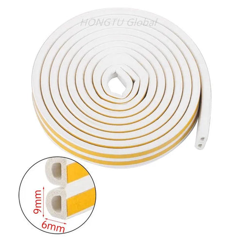 Rubber Foam Window Door Seal  Self Adhesive Windproof Tape Door Joint