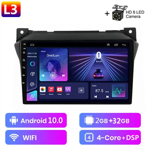 Android 12 2G+32G For Suzuki Alto 2009 2010 2011 2012 2013 2014 2015