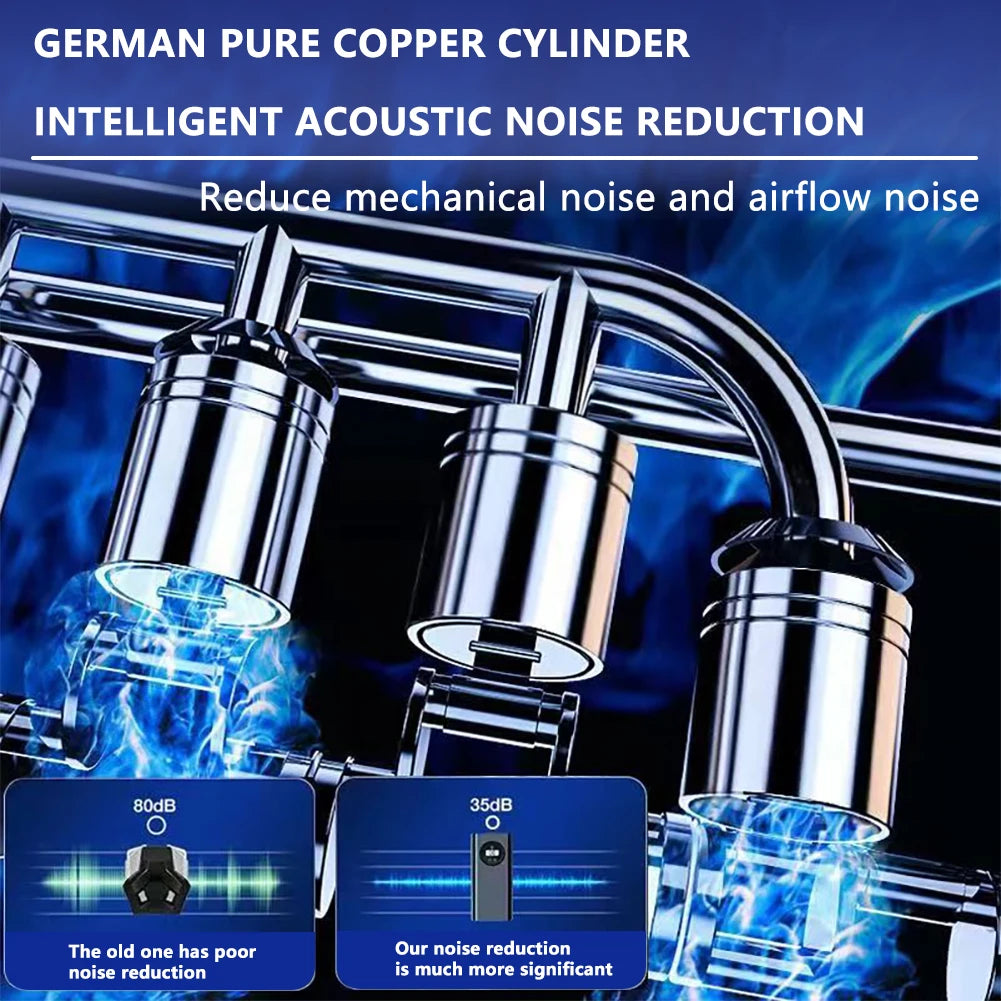 Electric Air Compressor Rechargeable High Precision Car Tyre Inflator