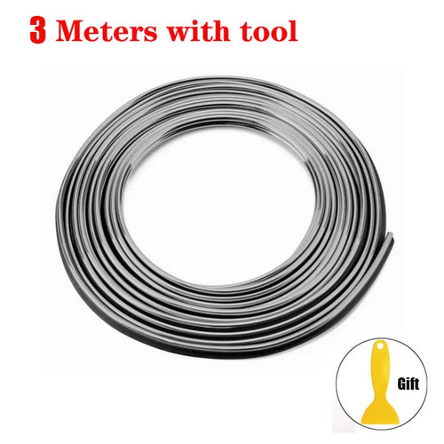 Universal Car Moulding Decoration Flexible Strips 5M/3M/1M Interior