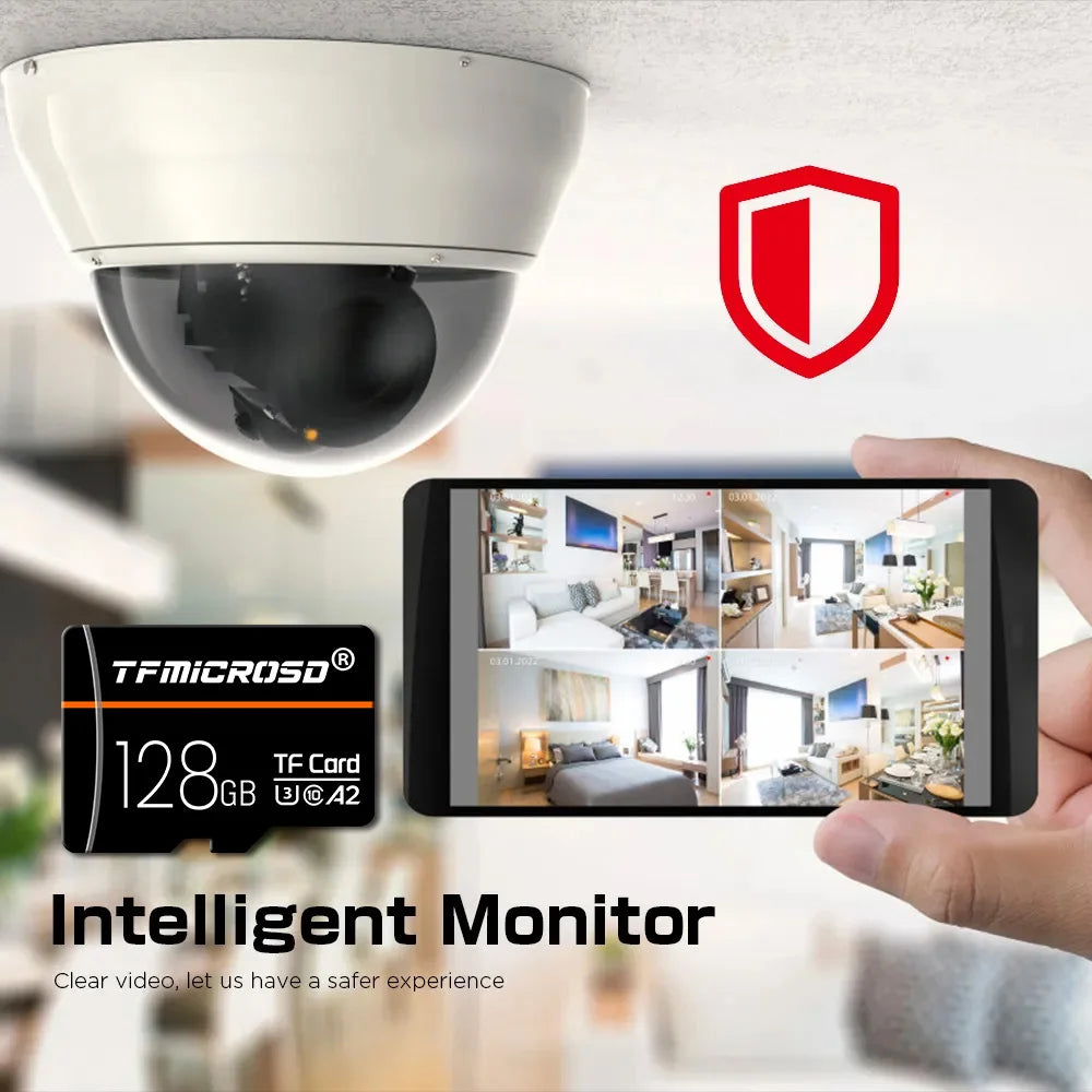 TFMicroSD Memory Card 64GB 128GB 256GB U3 C10 Mini SD/TF Cart?o De