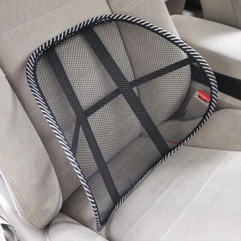 Car Seat Chair Back Cushion Mesh Lumbar Back Brace Car Seat Chair