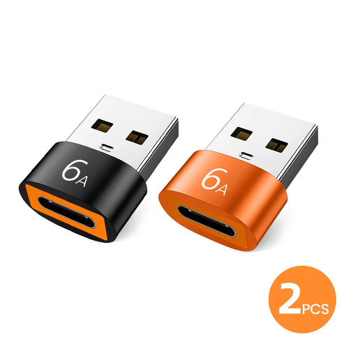 NNBILI 6A Type C To USB 3.0 OTG Adapter USB C Female To USB Male