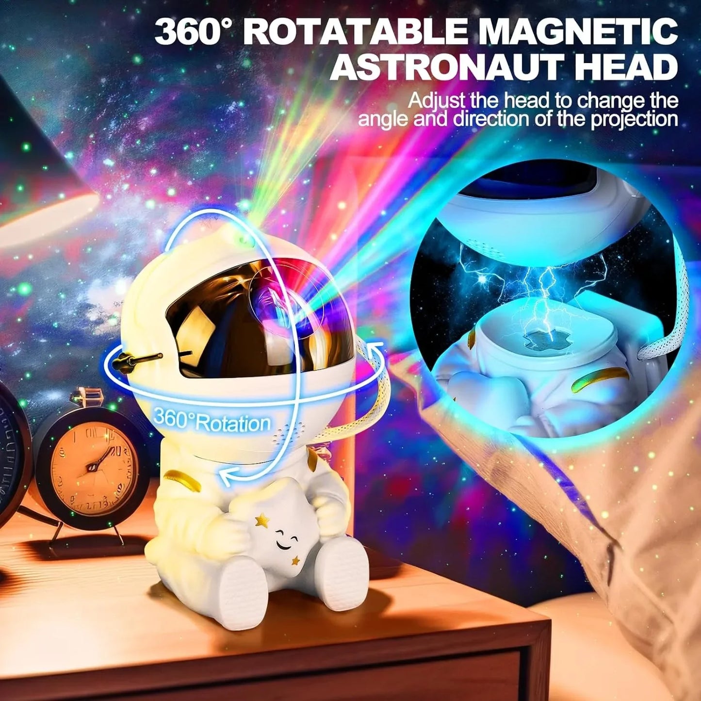 Galaxy Star Astronaut Projector LED Night Light Starry Sky Porjectors