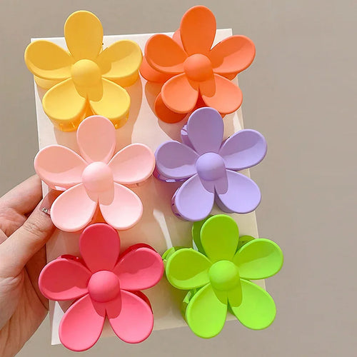 Large Flower Claw Clips For Women Fashion Hair Claw Hair Clamps Girls