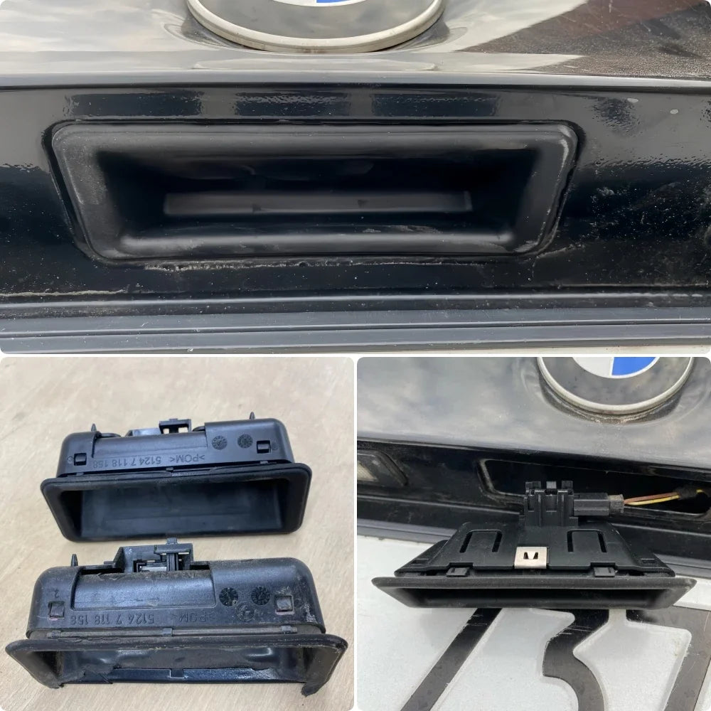 Car Rear Boot Trunk Cover Opening Switch Handle Replacement For BMW 1