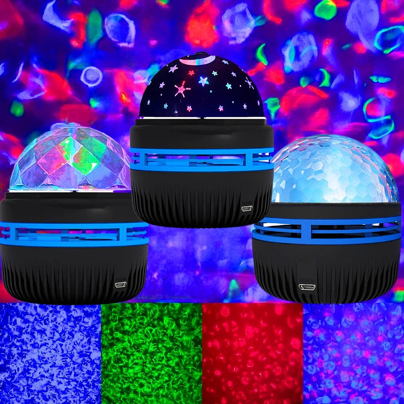 Water Ripple remote control magic ball projection lamp creative table