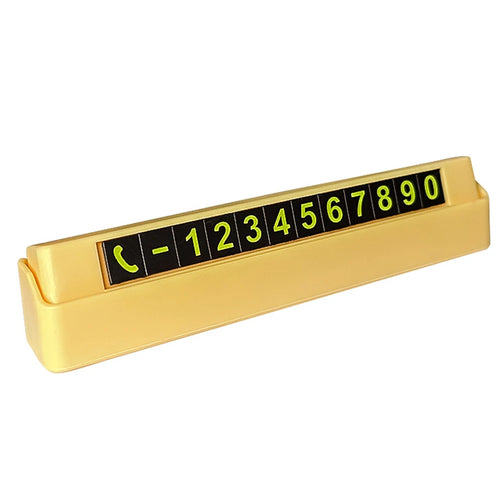 Temporary Parking Card Phone Number Card Plate Telephone Number Car