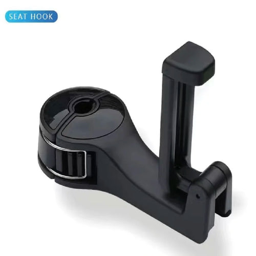 Car mounted hook black phone holder hook multifunctional car lock type