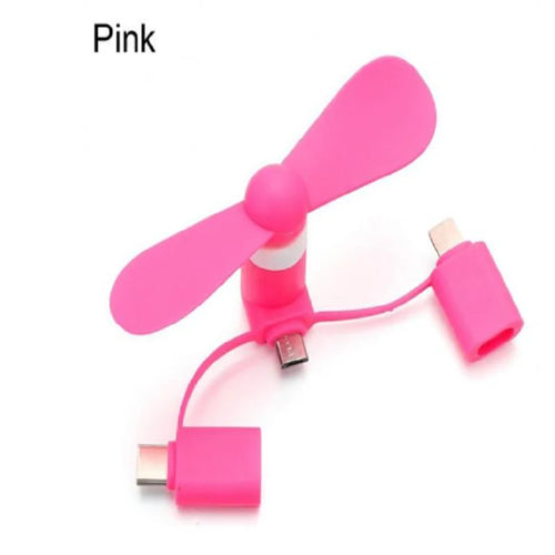 Cell Phone Fan 3-in-1 Mobile Phone Fans Compatible with