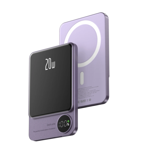 10000mAh Alloy Macsafe Powerbank Magnetic Power Bank Wireless Fast