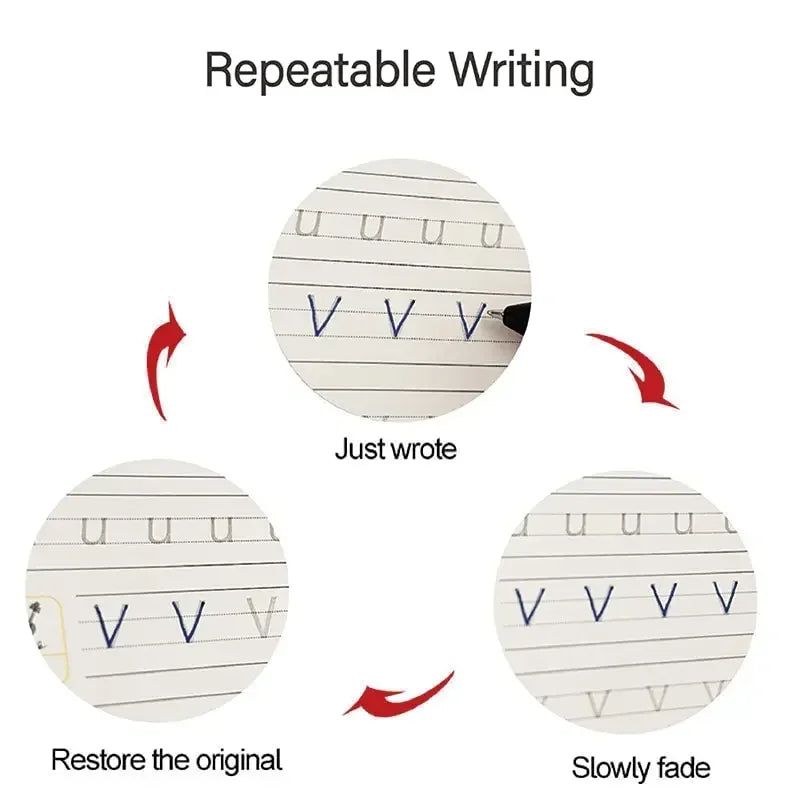 Reusable Copybook Drawing Toys for Children Montessori Pen Control