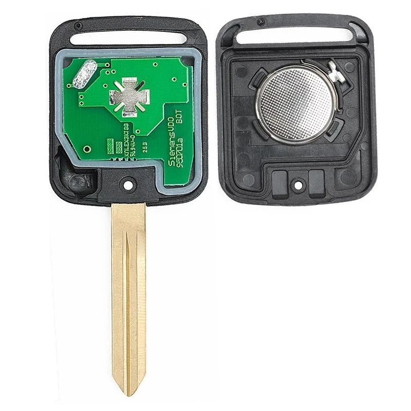 KEYECU 2 Buttons 5WK4 876/ 818 433MHz PCF7946A ID46 Chip For Nissan