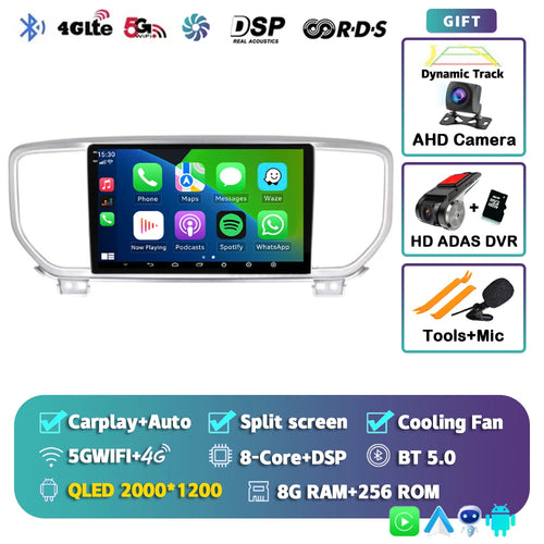 Android 14 Car Multimedia Radio For KIA Sportage 4 2016 2017 2018 2019