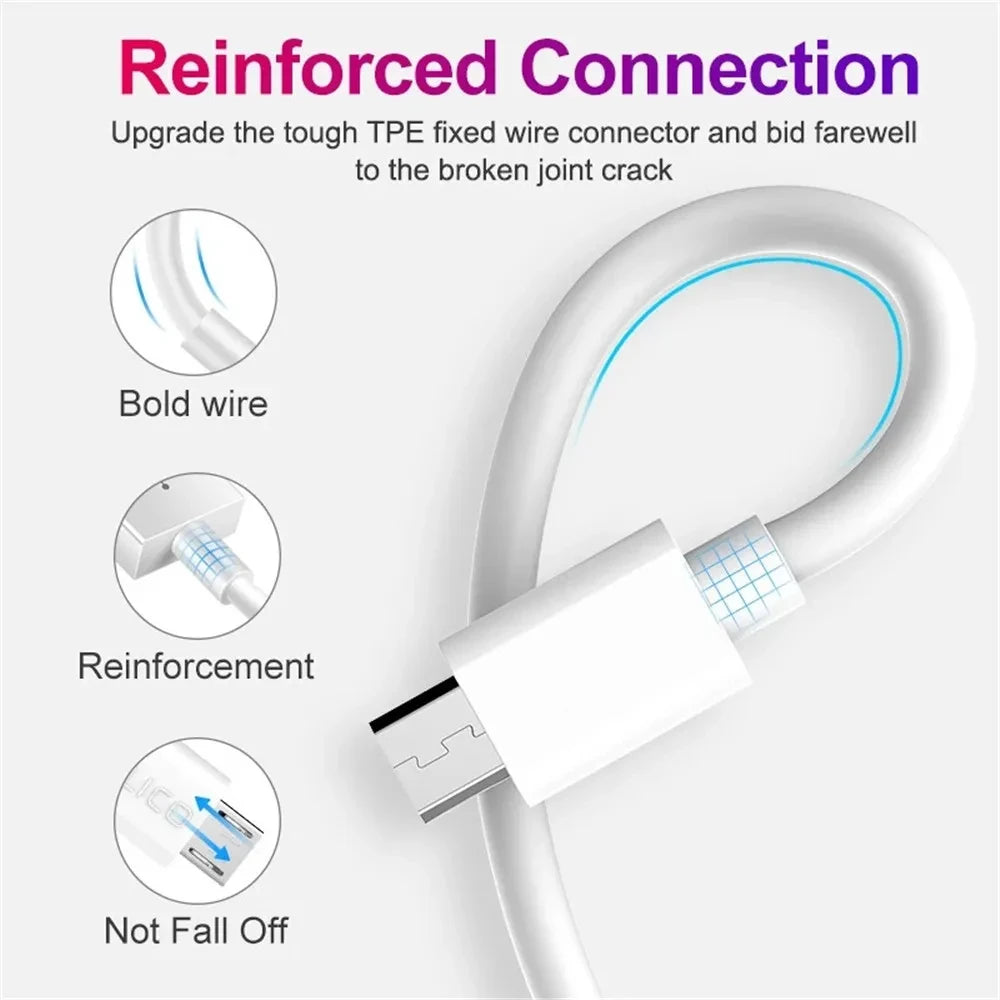 Micro USB Cable 5A Fast Charging Wire Mobile Phone Micro USB Cable For