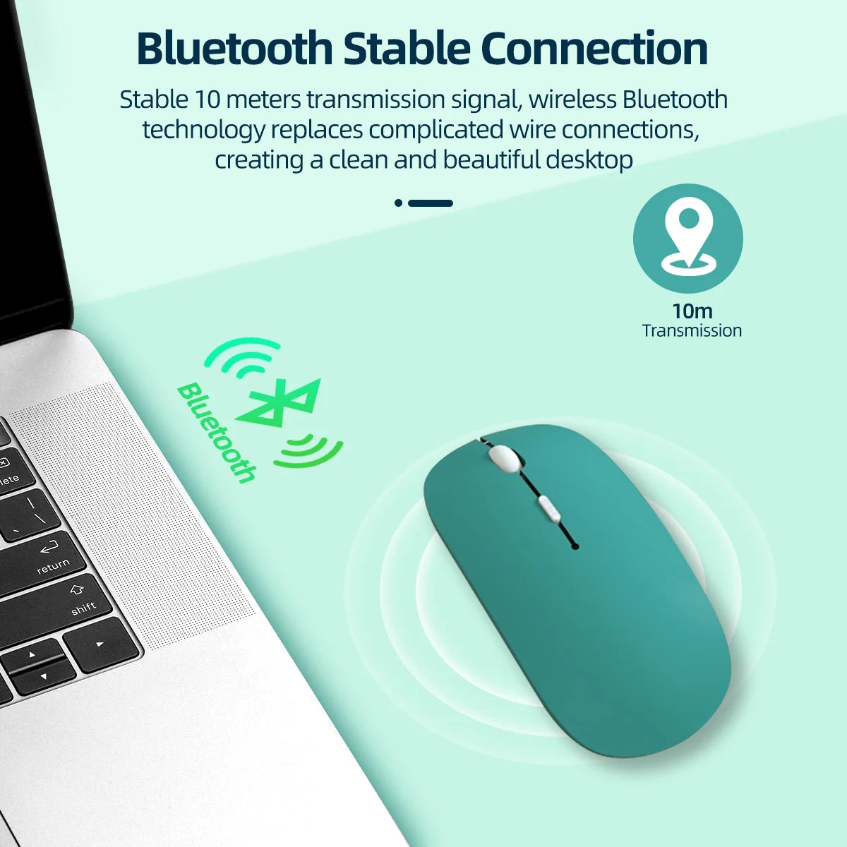 Bluetooth Mouse for IPad Samsung Huawei Lenovo Android Windows Tablet