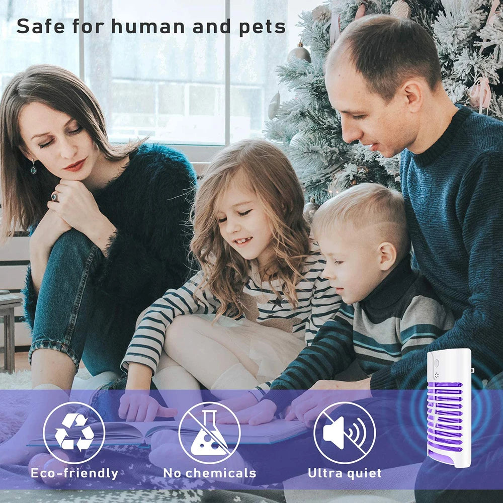 Electric Mosquito Lamp Anti Fly Moth Bug Insect Trap Lamp No Radiation