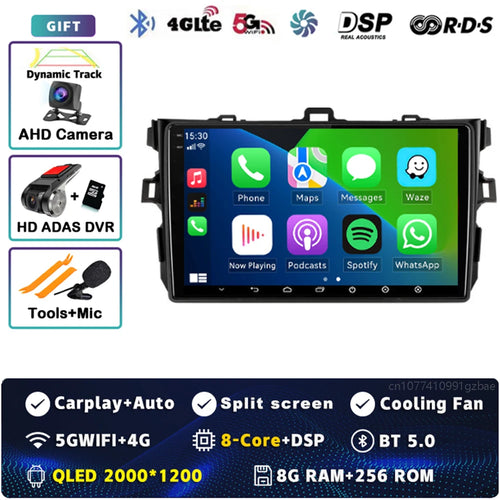 Android 14 Car radio Navigation Multimedia Player For Toyota Corolla