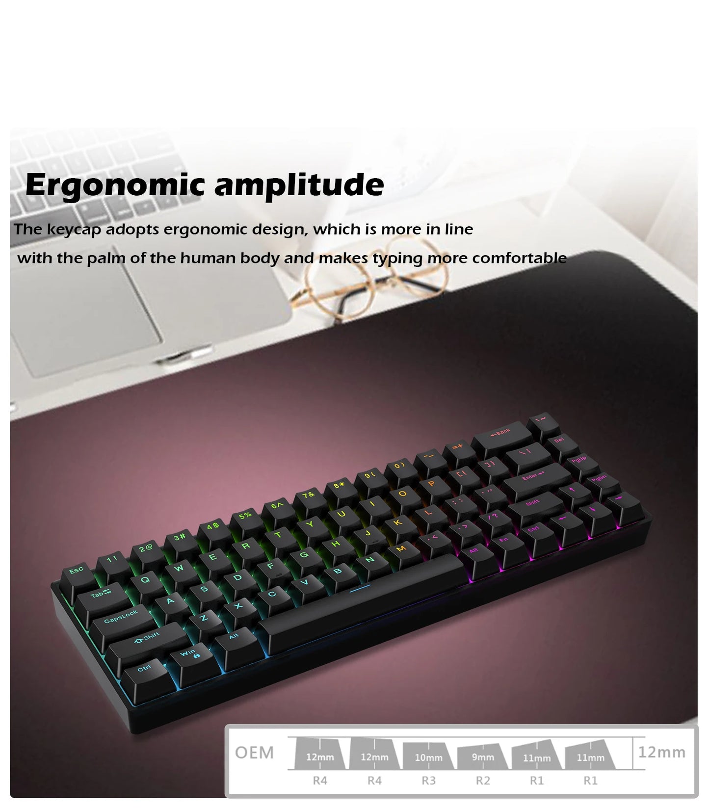 Raven68 Hot Swappable Wired Magnetic Axis Mechanical Keyboard 8K