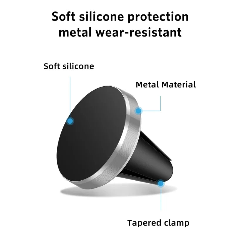 Magnetic Car Phone Holder Mount Air Vent Smartphone Mobile Stand