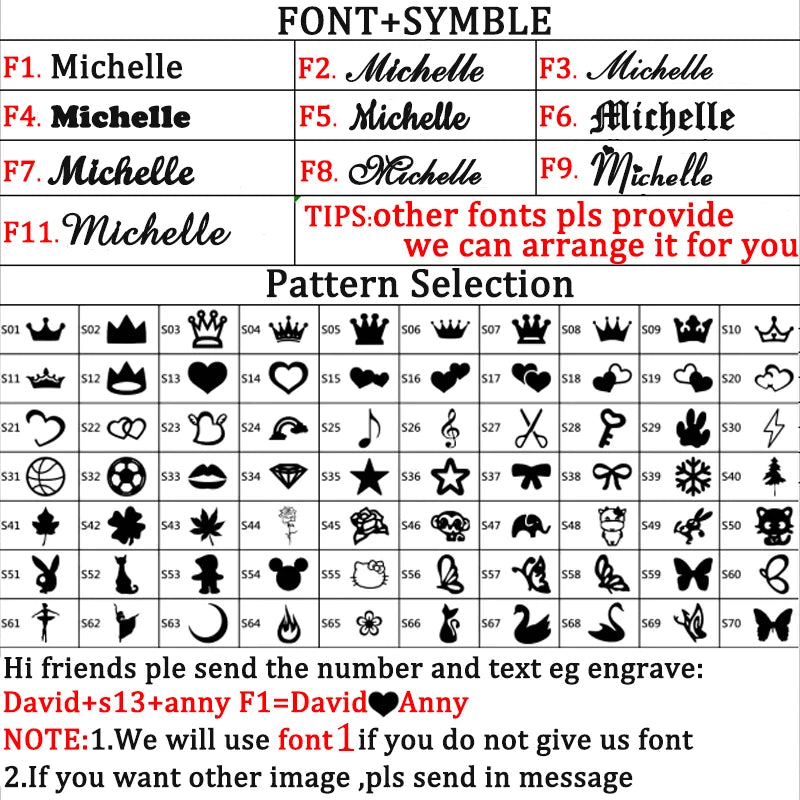 Engraving Letter Name Rings for Women Stainless Steel Jewelry