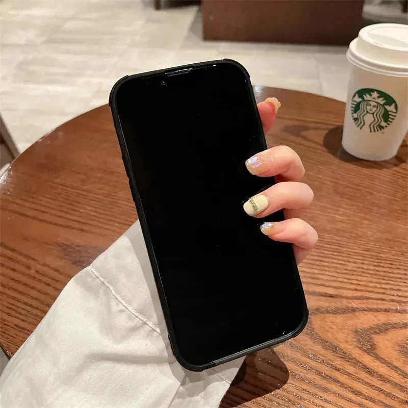 Luxury Matte Cortex Leather Phone Case For iPhone 15 14 13 12 11 Pro