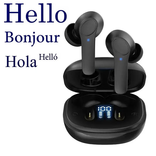 Intelligent Translate Earbuds 144 Languages Real Time AI Voice