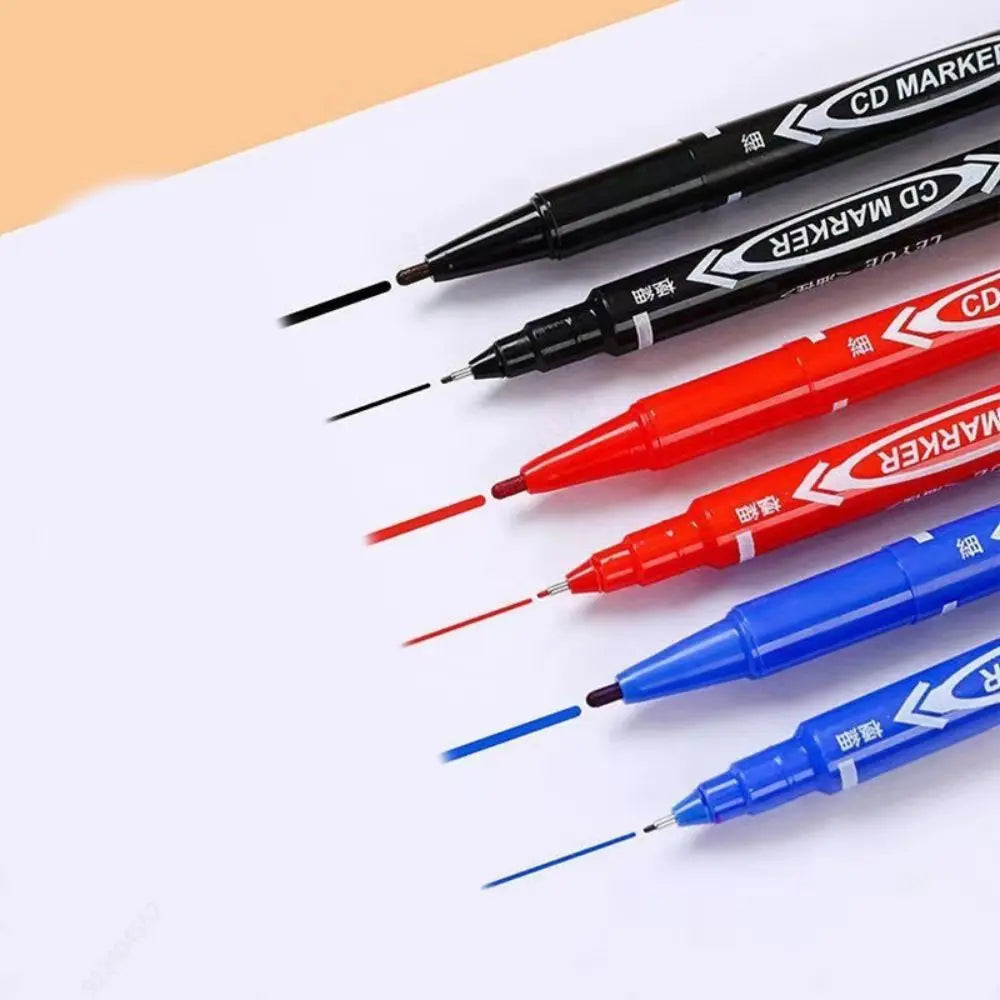 10 PCS Permanent Markers Pens Manga Waterproof Double Sided Colored