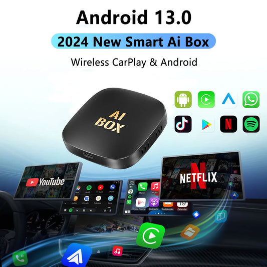 Android 13 CarPlay Smart Ai Box Android Wireless CarPlay Android Auto