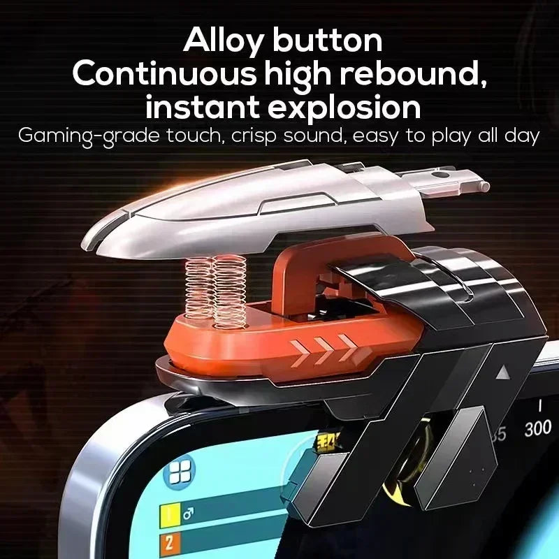 MEMO 6 Finger Mobile Phone ABS Game Trigger AK06 for PUBG Aim Shooting