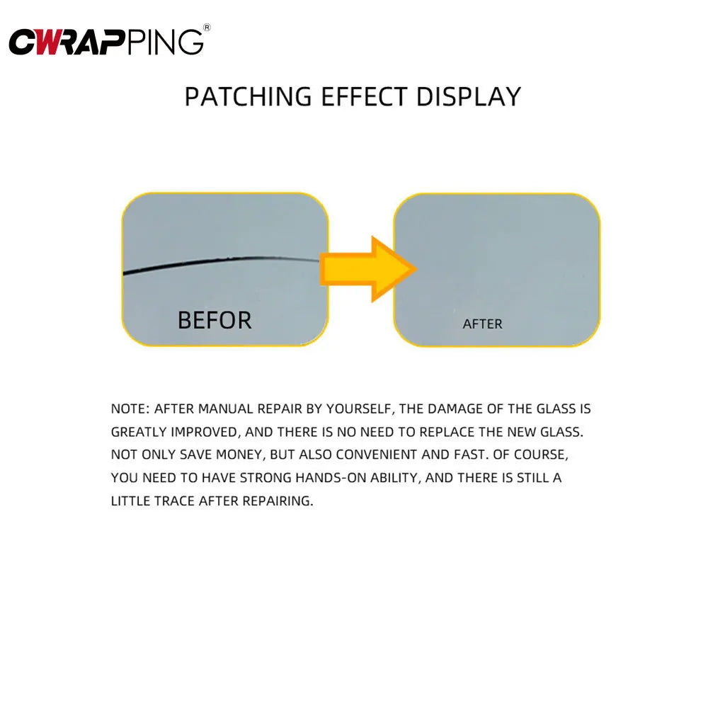 Car Windshield Repair Tools Glass Cracked Scratch Repair Fluid Agent