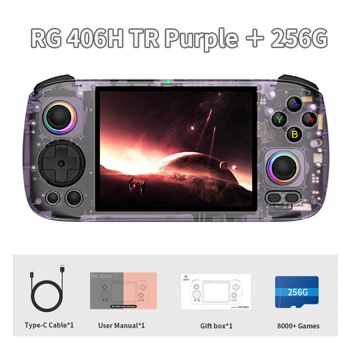 ANBERNIC RG406H RG 406H Handheld Game Console 4inch IPS Multi-touch