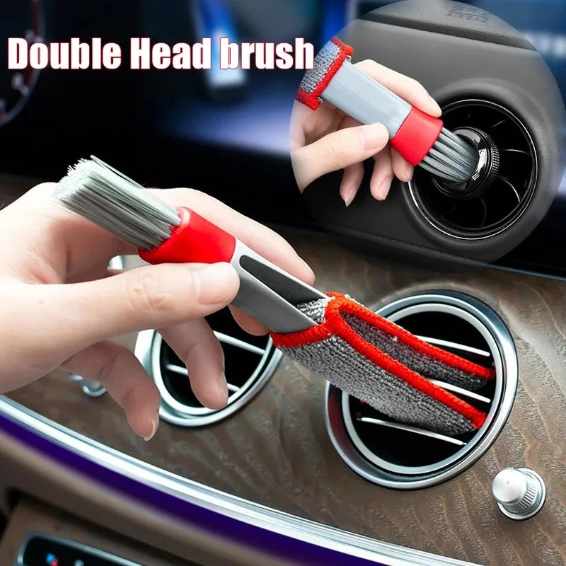 1PCS Double Headed Brush for Dust Removal Cleaning and Wiping of Air