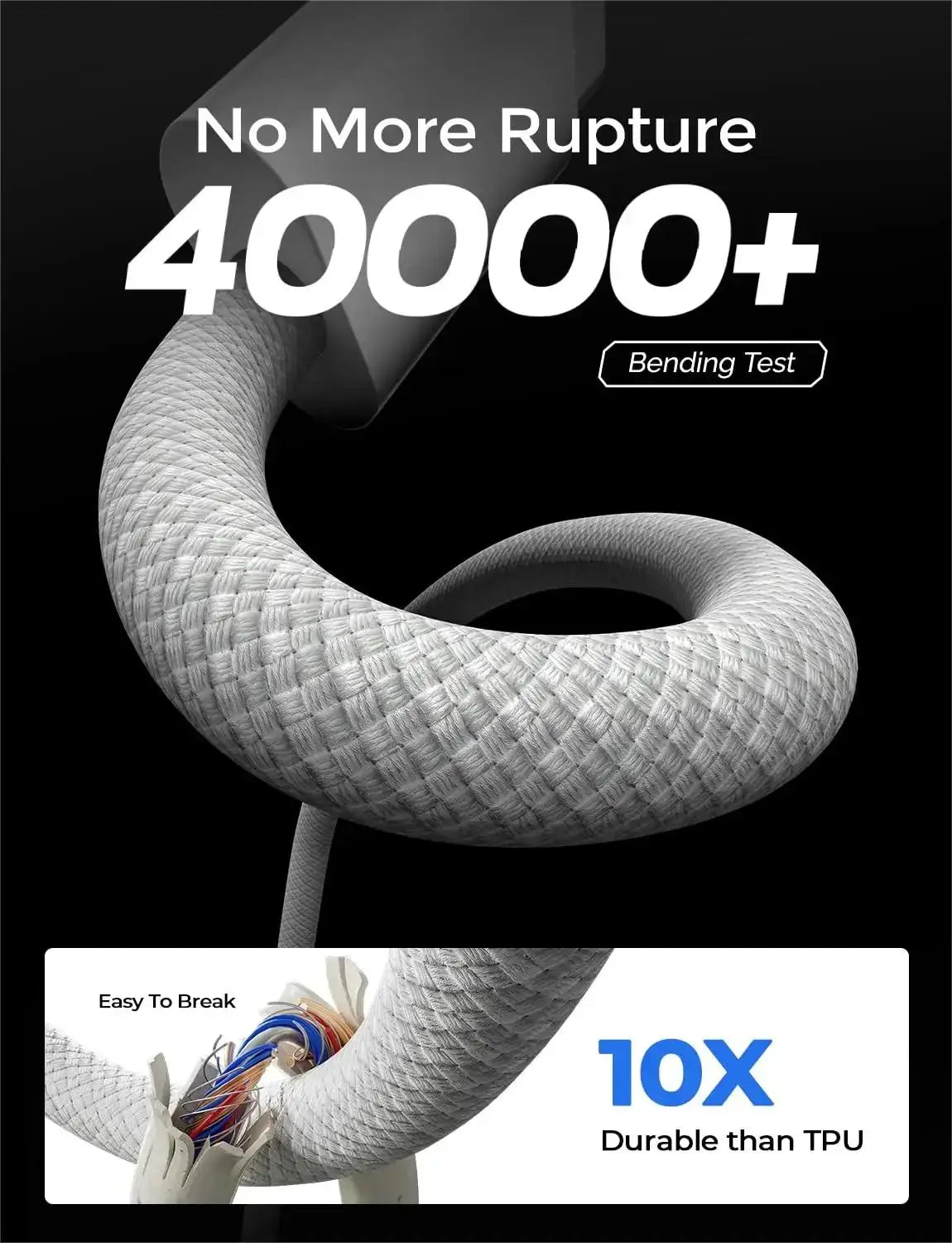 Fro iPhone 15 Pro Max 60W PD Woven Fast Charging Braided Cable 15Pro