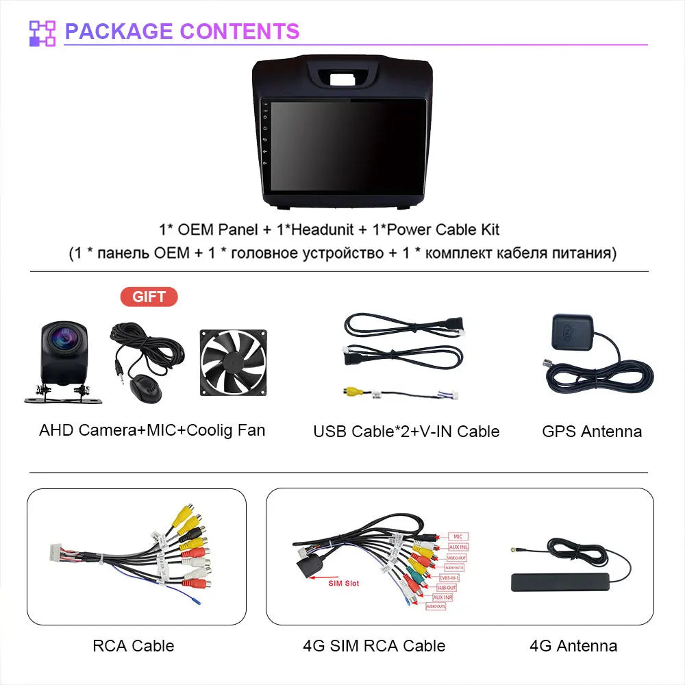 Android 14 Carplay Car Radio Multimedia For Chevrolet TrailBlazer 2012