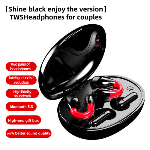 Wireless couple earphones one box two translation earphones study