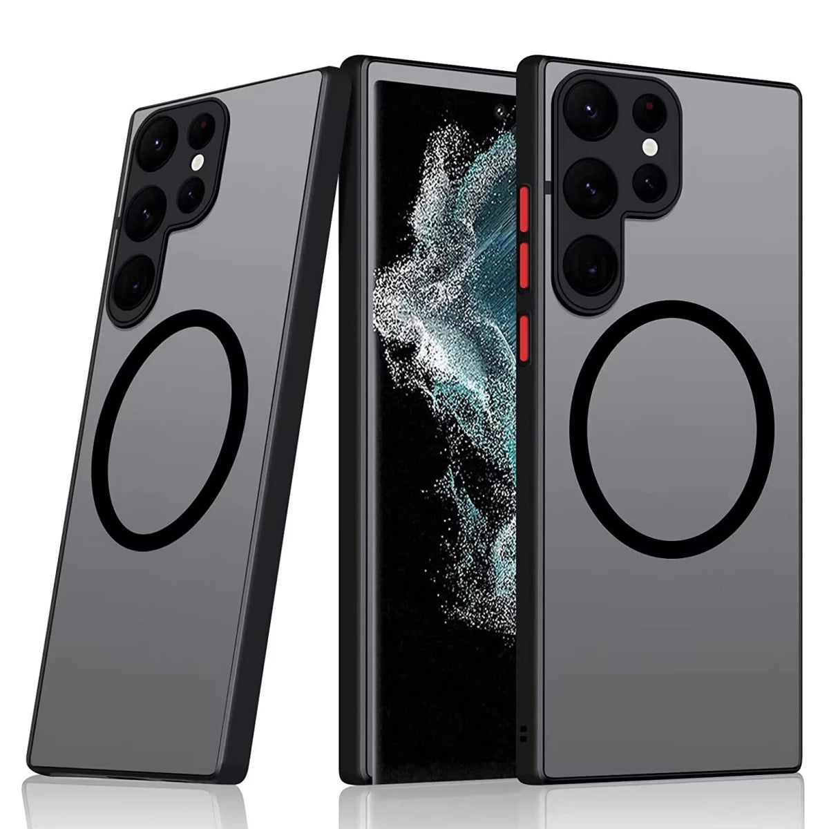 Shockproof Phone Case Magnetic Suction Dropproof Cover Support