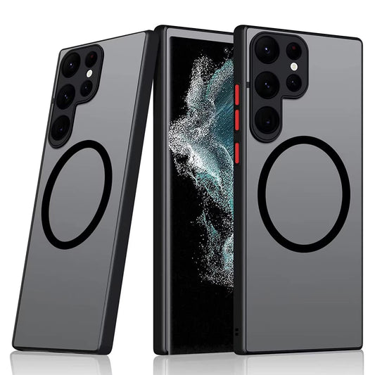 Shockproof Phone Case Magnetic Suction Dropproof Cover Support