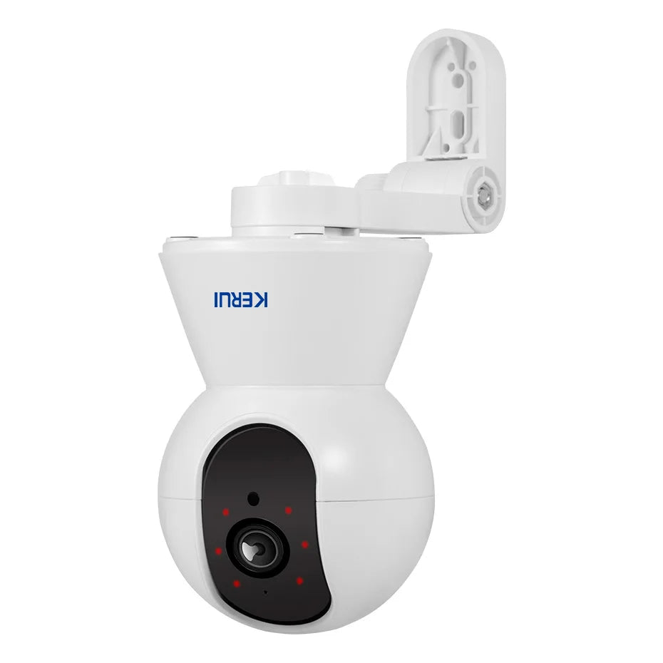 KERUI 4K 8MP Tuya Smart Mini WiFi IP Camera With Bracket Indoor