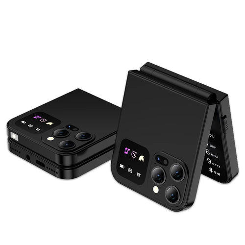 SERVO Classic Color Flip Mobile Phone Auto Call Record FM Radio Speed