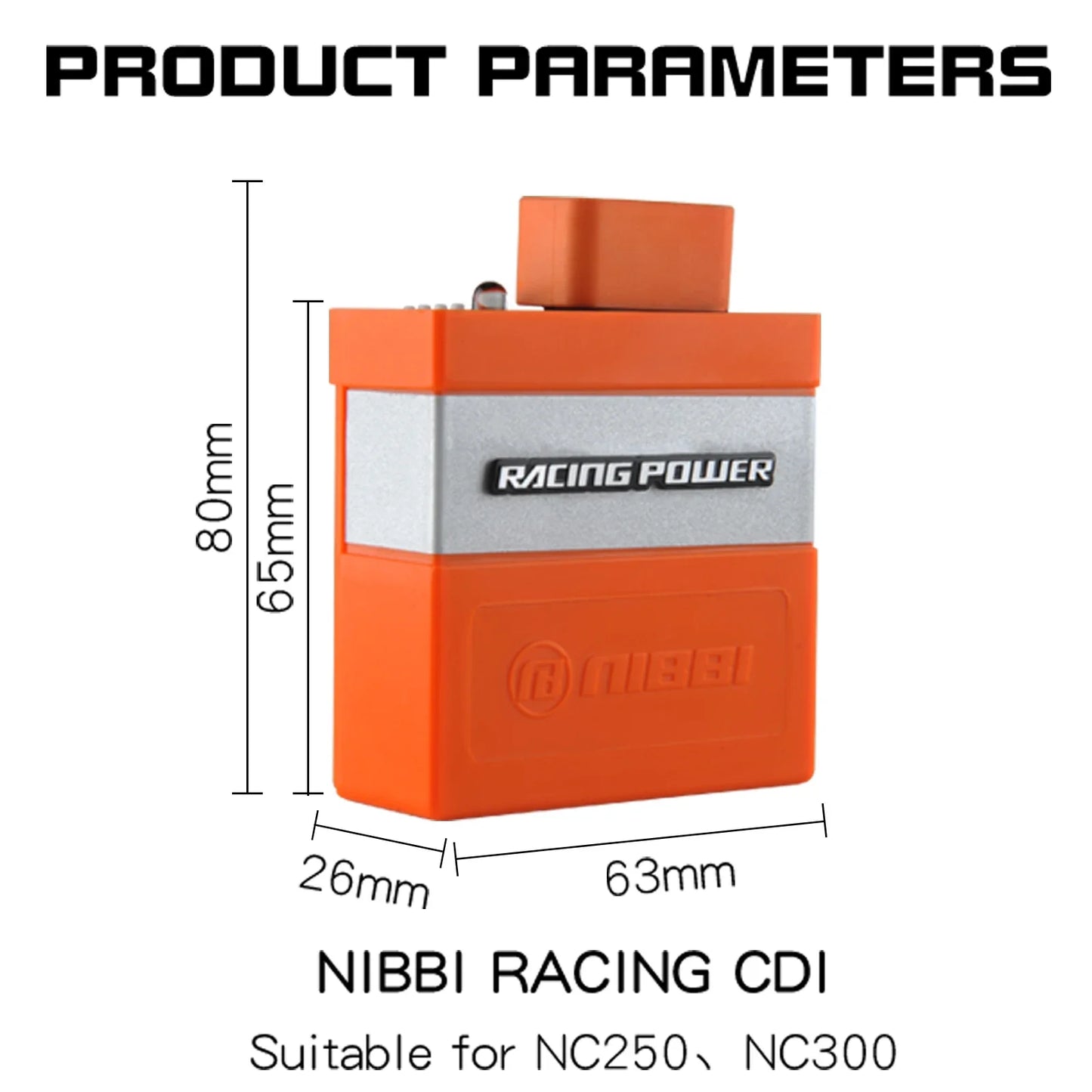 NIBBI Motorcycles CDI Racing Ignition Coil for ZhongShen NC250 NC300