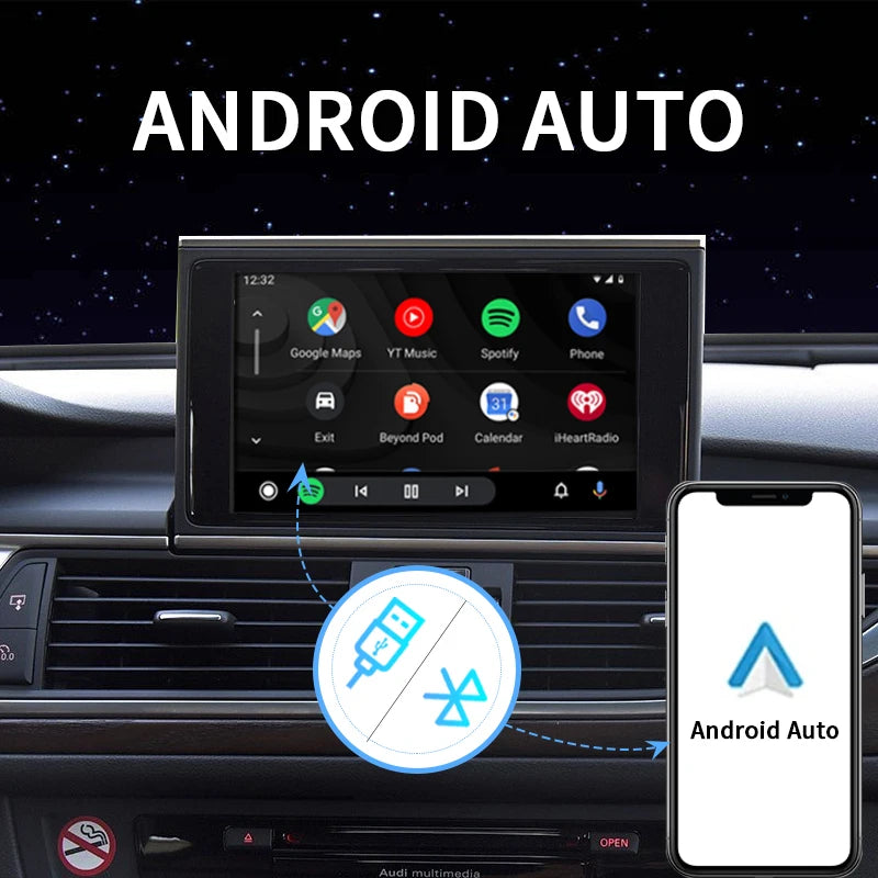 Sinairyu Wireless Apple CarPlay for Audi A1 A3 A4 A5 A6 A7 A8 Q2 Q3 Q5
