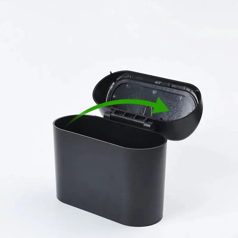 Car Trash Bin Hanging Vehicle Garbage Dust Case Storage Box Plastic